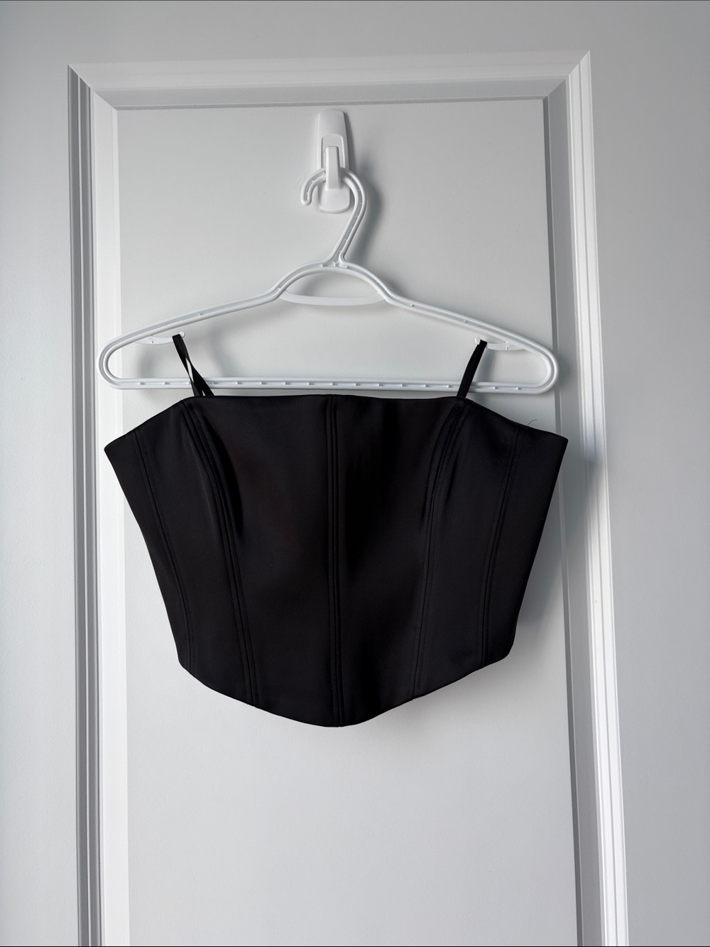 Babaton Blaze Top- Black Corset Tube Top